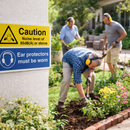 Caution Noise Level Sign – 85dB(A) – Rigid Plastic & Vinyl – Indoor/Outdoor