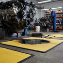 Large Heavy Duty Oil Absorbent Mats for Industrial Use (Pack of 5)