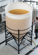 6000 Litre 60-Degree Conical Open Top Tank, UV-Stabilised Polyethylene