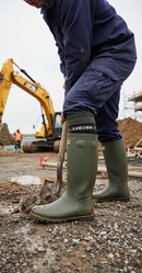Premium Heavy Duty Men's Welly Socks - Full Terry Comfort Cushion with Reinforced Heels and Toes for Ultimate Comfort