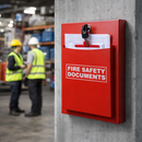 Metal Document Holders – A4 – Lockable & Wall Mounted – Fire Safety
