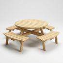 Round Picnic Table - 1.8m Diameter (view 2)