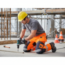 High-Performance ¾ Length Trousers with Holster Pockets - Hi-Vis Orange/Dark Navy