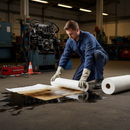 Premium Double Weight Oil and Fuel Perforated Absorbent Roll 48cm x 39m