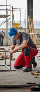 Premium Lightweight Work Trousers with Cordura Kneepad Pockets and Reflective Strips for Durability and Comfort