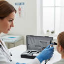 Premium Diagnostic Set for Eye, Ear, Nose, and Throat Treatment with Portable Case and High-Quality Instruments