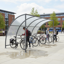 Premium Heavy Duty Cycle Shelter with PETG Roof and Galvanised Steel Frame for All Weather Protection