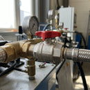 3/8in BSP Male x Female Brass Ball Valve, 32 Bar, 41mm