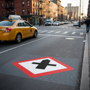 Professional Preformed Thermoplastic Road Marking for Crossroads - Easy Application, Non-Slip, Durable, and Compliant with BSEN 1871