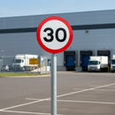 Professional 30 mph Speed Limit Sign for Town Centers and Villages - Durable and Versatile Sizes Available