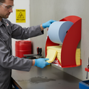 Premium Chemical Absorbent Pads and Paper Roll Spillpod Duo Unit