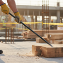 Premium Heavy Duty Chisel & Point Crowbar for Digging, Levering, and Demolition Work in Two Lengths