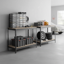 Premium Heavy Duty Workbenches - 915mm High - 400kg Capacity - Chipboard - Grey