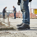 Premium Metal-Free Safety Trainer with Full-Grain Leather Upper and Composite Toe Protection for Comfort and Performance
