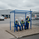 Premium Eco-Friendly Smoking Shelter with Modular Design for Outdoor Use - Durable Polycarbonate Panels