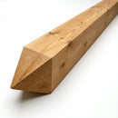 Larch Square Stob 4in x 4in (view 2)