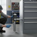 Premium Recycled Plastic Cabinet Corner Guards - 450mm Height with Steel Strike Plate for Enhanced Protection