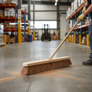 Professional 600mm Soft Platform Broom with Natural Coco Fibre for Industrial Cleaning