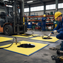 Premium Square Spill Mats - Eco-Friendly Oil Absorbent Mats (Pack of 5)