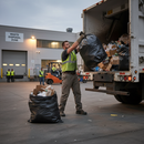 Premium Extra Heavy Duty Black Sacks Made from 70% Recycled Material - Pack of 100 with High Strength for Versatile Use