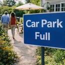 Car Park Full Signs – 600mm x 450mm – Rigid Plastic – Indoor/Outdoor