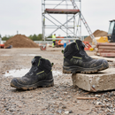 Premium Heavy Duty Waterproof Safety Boot with Reinforced Toe, Moisture-Wicking Thinsulate Insulation and Reflective Threads for Enhanced Visibility