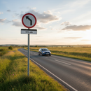 Premium 100 Yards Supplementary Plate for EnduraSign Frame - 870x275mm, RA1 Reflective Vinyl for Enhanced Visibility