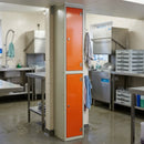 2-Door Laminate Splash Locker with Galvanised Steel Frame