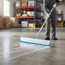 Professional Serrated Floor Squeegee with Long-Life Polyurethane Blade, Available in Multiple Sizes and Serration Pitches