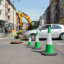Premium Green Traffic Cones 500mm, 750mm, and 1000mm - High Visibility for Road Works