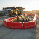 Premium Water Filled Track Barrier for Enhanced Site Safety and Control - High-Quality Professional Grade for Industrial and Commercial Applications