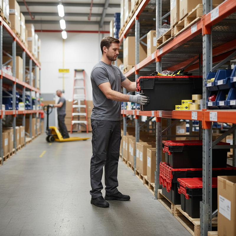 Durable Heavy Duty Tote Boxes - 3 Sizes Available