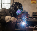 Premium Heavy Duty Welding Helmet with Four Sensors, Variable Tint and Solar Power for Enhanced Protection and Comfort