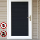 Black Woven Aluminium Fly Screen - Insect Mesh for Windows & Doors