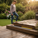 5 x 600mm Premium Anti-Slip Decking Strips for Garden, Steps & Patio