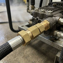 1/2in BSP Brass Swivel Coupling – 250 Bar, 40 Lpm
