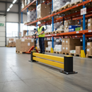 Professional Low-Level Hybrid Barrier Extension Kit for Warehouse Protection with Flexible Beams and Complete Fixings