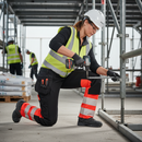 Professional Durable Hi-Vis Women's Trousers with Stretch Panels and Holster Pockets for Flexibility and Comfort