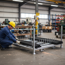 Premium Heavy Duty Empty Stillage for Transport and Storage of Road Plates with Forklift Lifting Points