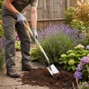 Premium Stainless Steel Border Spade with Split Ash Wood Handle for Gardening Enthusiasts