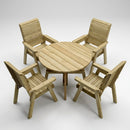 Round Dining Set - Outdoor Furniture (view 2)