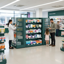 Premium Pharmacy Standard Gondola Island for Optimal Customer Viewing Experience
