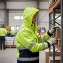 Premium Removable High Visibility Hood with Airmesh Lining and Reflective Details for Multiple Jacket Fits