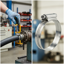 Premium 304 Stainless Steel Hose Clip - Versatile and Corrosion-Resistant for Industrial and Domestic Use