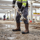 Premium Heavy Duty Ankle Boots with Water-Repellent Upper and Composite Toe Protection for Construction Work