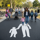 Professional Thermoplastic Parent and Child Parking Marking for Enhanced Safety and Accessibility