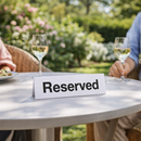 Reserved Sign – 1mm Rigid Plastic – Indoor & Outdoor Use