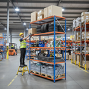 Heavy Duty Industrial Shelving - 1830mm High - 200kg Capacity - Steel Construction
