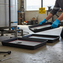 Premium Medium Spill Containment Mats for Oil and Fuel Leaks (Pack of 5)