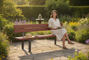 Premium 1.8m Seat Bench with Durable Steel Frame and Multiple Material Options for Outdoor Use